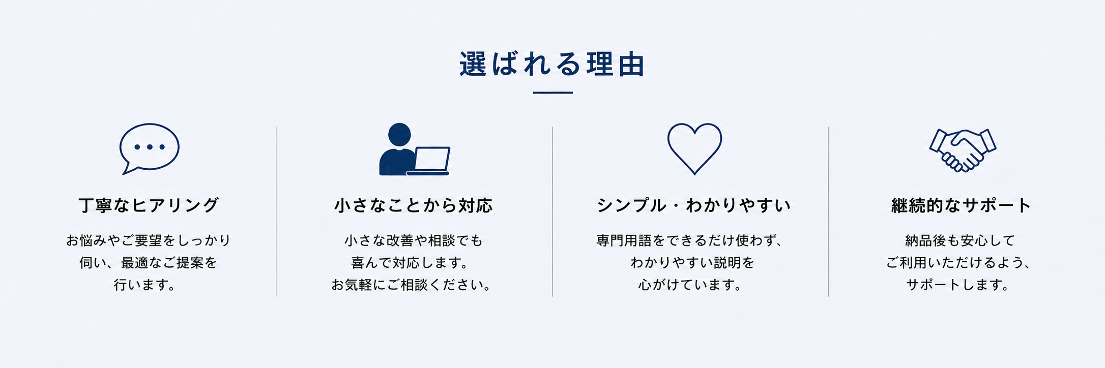 Small Improvementが選ばれる理由